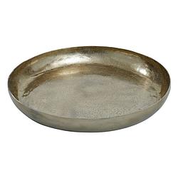 Foto van Ptmd blisse gold aluminium hammered bowl round l