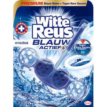 Foto van 1+1 gratis | witte reus blauw actief hygiene 50g aanbieding bij jumbo