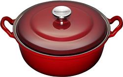 Foto van Le creuset faitout braadpan 28 cm kersenrood