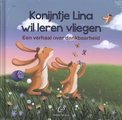 Foto van Konijntje lina wil leren vliegen - asiyah kalin, karina sharipova - hardcover (9789493281448)