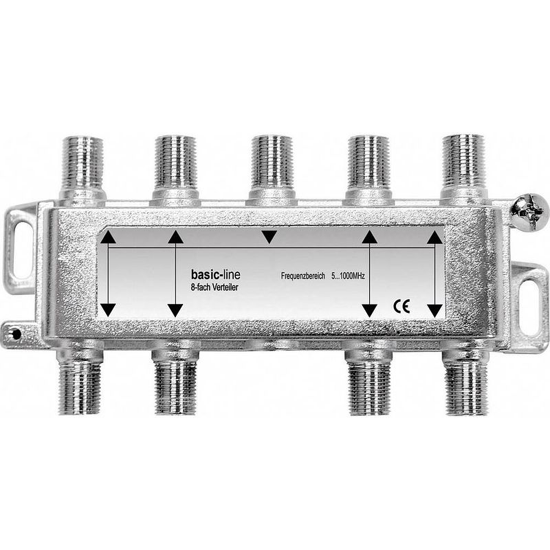 Foto van Renkforce kabel-tv verdeler 8-voudig 5 - 1006 mhz