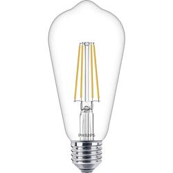 Foto van Philips lighting 76305300 led-lamp energielabel e (a - g) e27 speciale vorm 7 w = 60 w warmwit (ø x l) 6.4 cm x 14 cm 1 stuk(s)