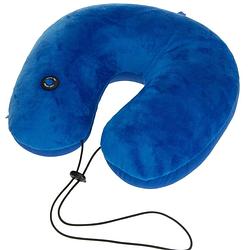 Foto van Pro world nekmassagekussen 32 cm polyester blauw