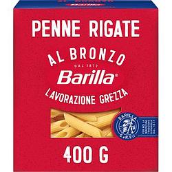 Foto van Barilla penne rigate al bronzo lavorazione grezza 400g bij jumbo