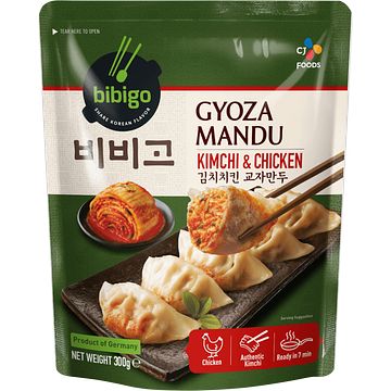 Foto van Bibigo gyoza mandu kimchi & chicken 300g bij jumbo