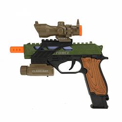 Foto van Toi-toys leger pistool met licht en geluid 21 cm