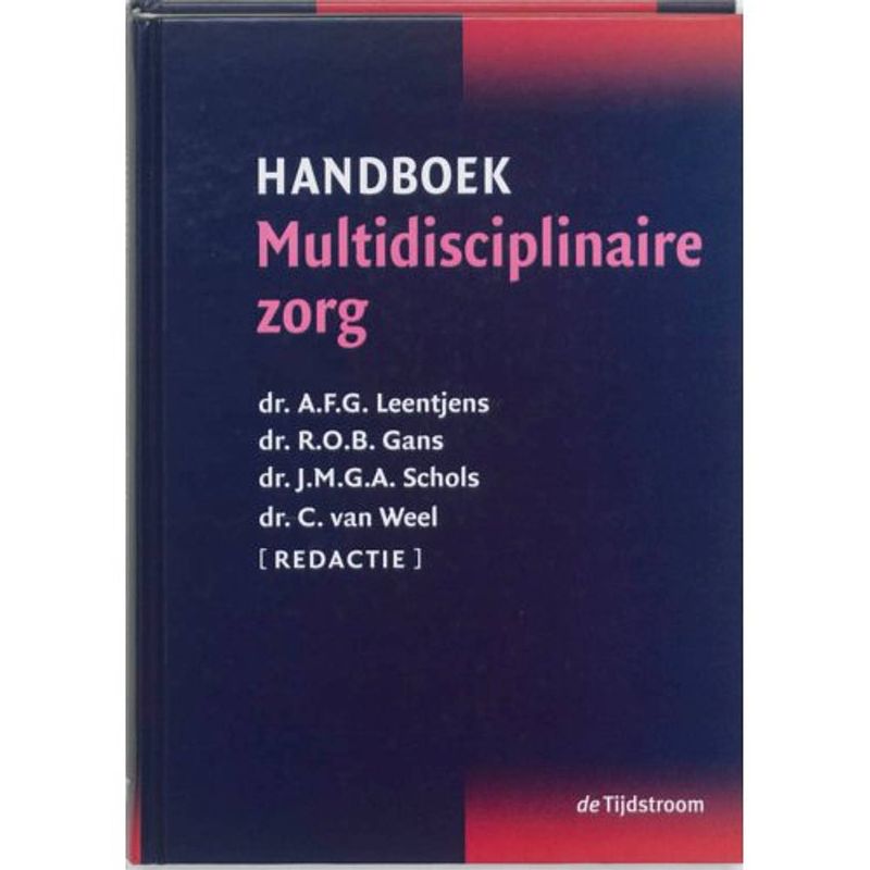 Foto van Handboek multidisciplinaire zorg