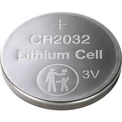Foto van Cr2032 knoopcel lithium 3 v 220 mah basetech 4 stuk(s)