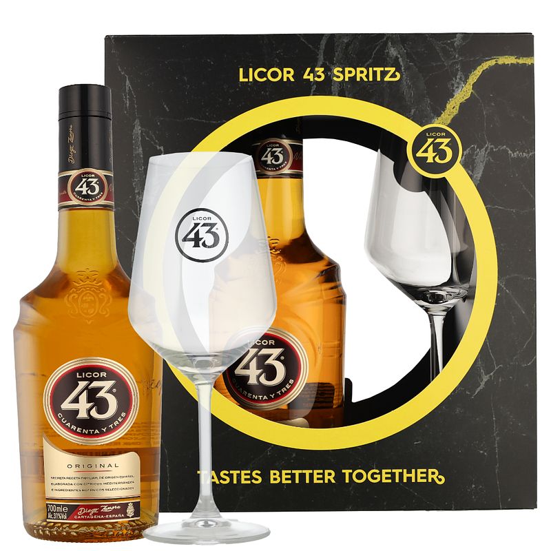 Foto van Licor 43 + 1 glas 0.7 liter likeur