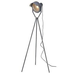 Foto van Lucide vloerlamp cicleta - grijs - 71,5x71,5x154 cm - leen bakker
