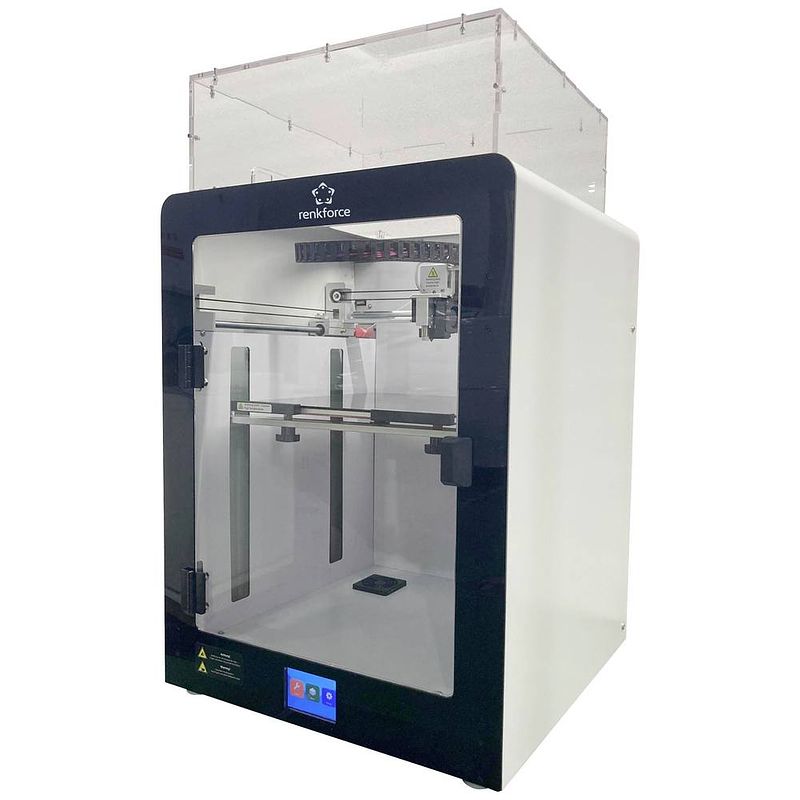 Foto van Renkforce pro 6+ 3d-printer verwarmd printbed, dual nozzle-systeem (single extruder)