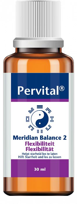 Foto van Pervital meridian balance 2 flexibiliteit 30ml