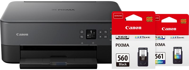 Foto van Canon pixma ts5350i + 1 set extra inkt