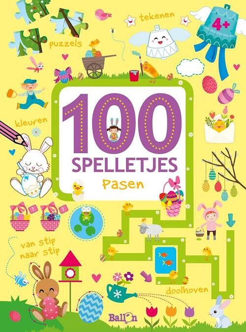 Foto van Pasen - 100 spelletjes - paperback (9789403202761)