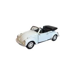 Foto van Speelauto volkswagen kever wit open dak 12 cm - speelgoed auto's