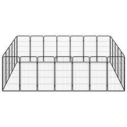 Foto van The living store hondenkennel - 350x250x100 cm - gepoedercoat staal - veilig en stevig