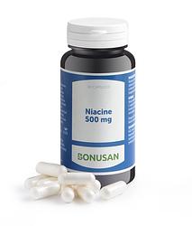 Foto van Bonusan niacine 500mg capsules