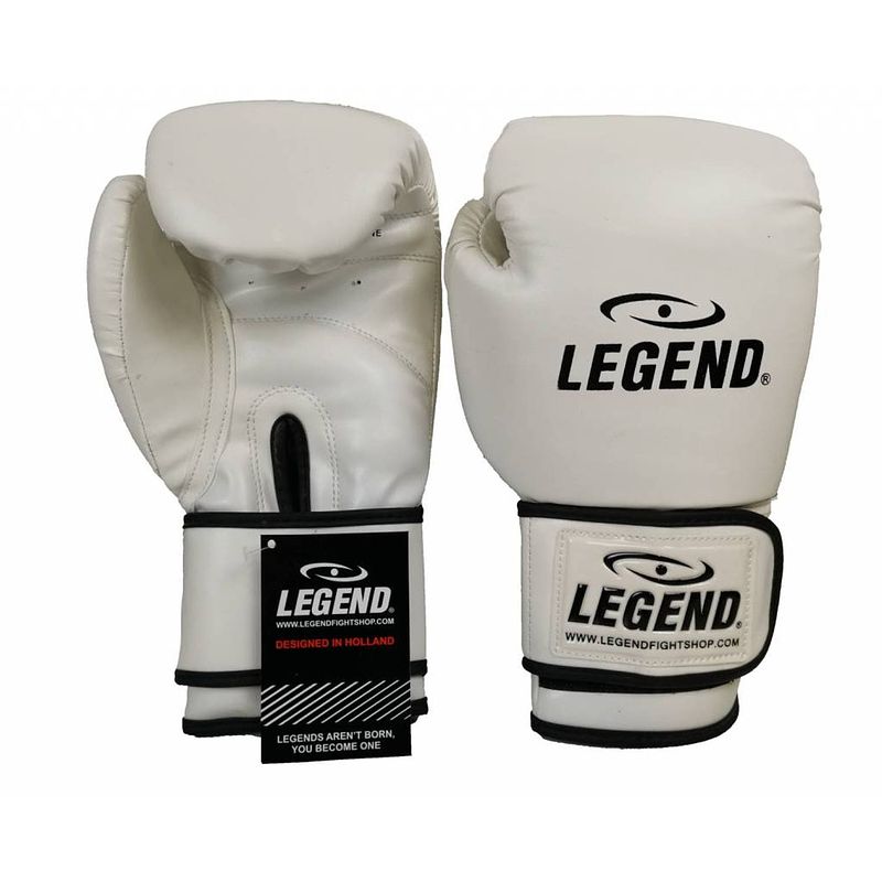 Foto van Legend sports bokshandschoenen powerfit junior wit maat 08oz