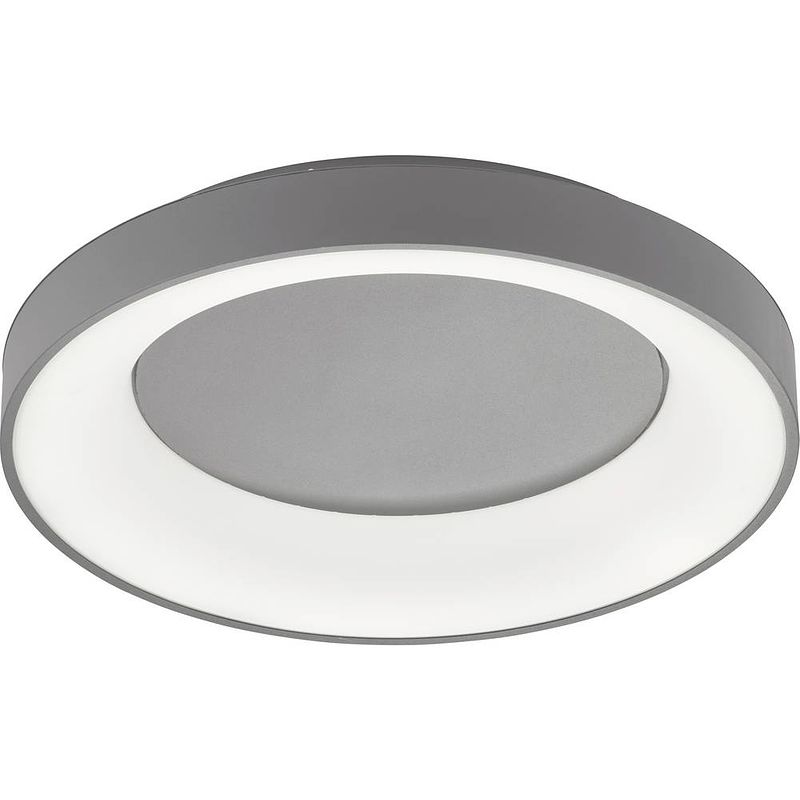 Foto van Wofi 10452 shay led-plafondlamp 37 w antraciet