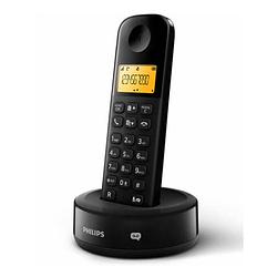 Foto van Philips telefoon d2602b/01 - 1,6"" grafisch display - 16 uur gesprekstijd - beller id - sneltoetsen - zwart