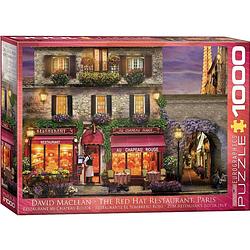 Foto van Eurographics puzzel the red hat restaurant paris - 1000 stukjes