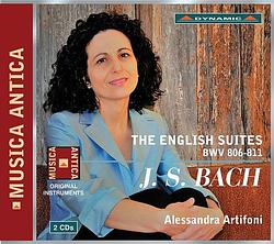 Foto van J.s. bach: english suites bwv 806-811 - cd (8007144077938)