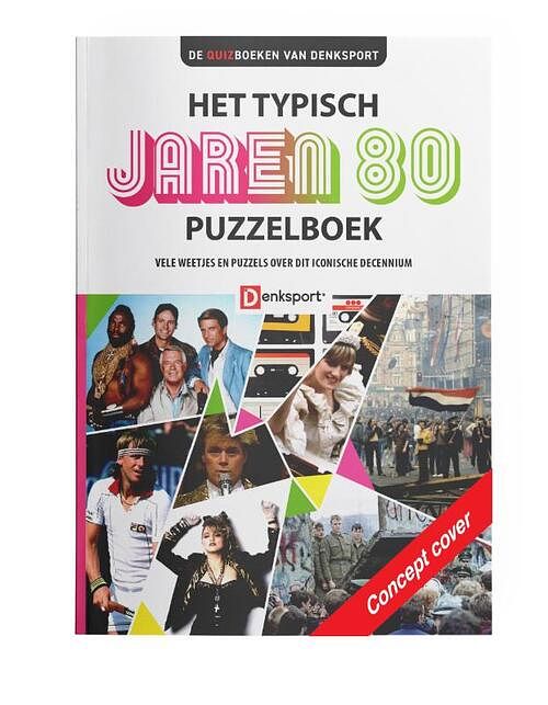 Foto van Denksport - het typisch jaren '80 puzzelboek - paperback (9789493313705)