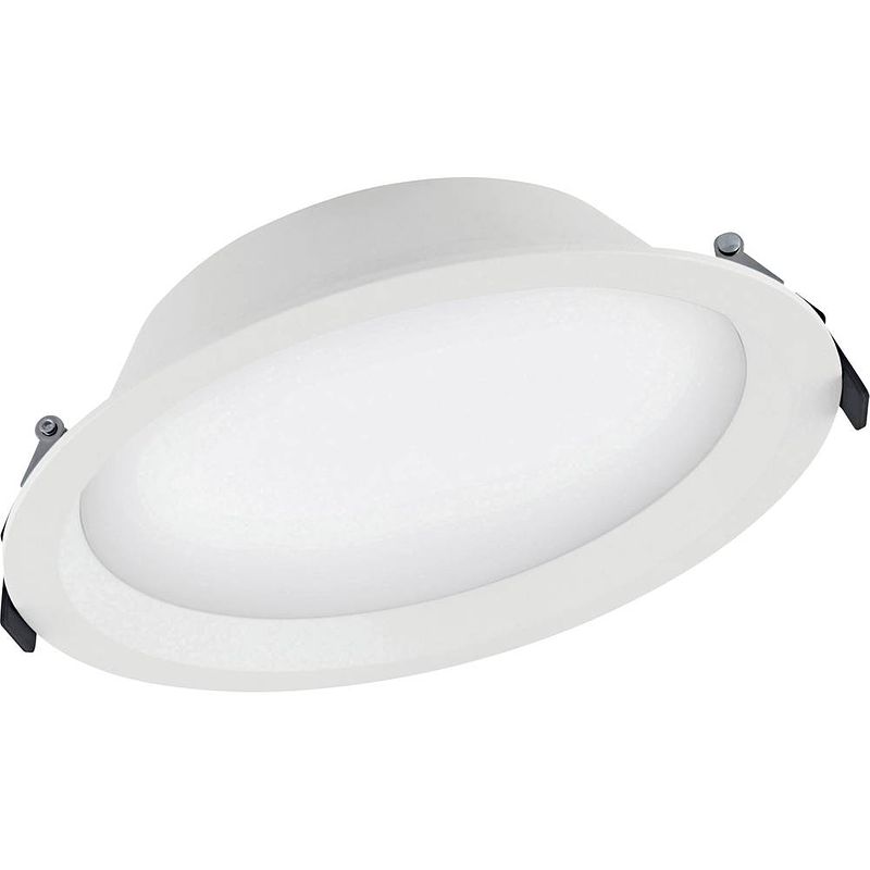 Foto van Ledvance downlight alu led-inbouwlamp voor badkamer 25 w ip44 wit