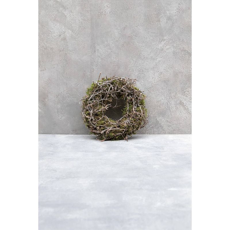 Foto van Couronne krans met bonsai moss ø25cm