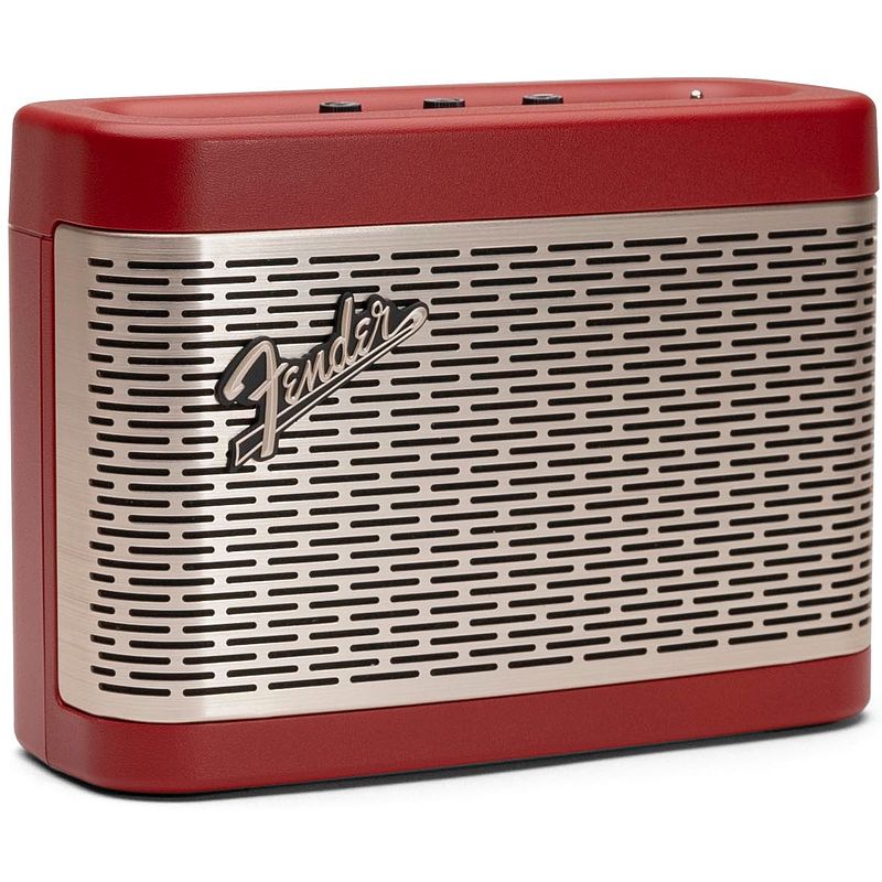 Foto van Fender newport 2 bluetooth luidspreker, red/gold