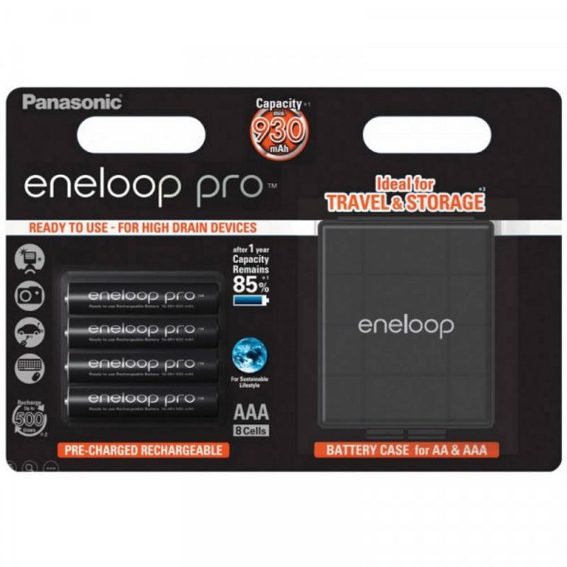 Foto van Panasonic eneloop pro hr03 box oplaadbare aaa batterij (potlood) nimh 900 mah 1.2 v 4 stuk(s)