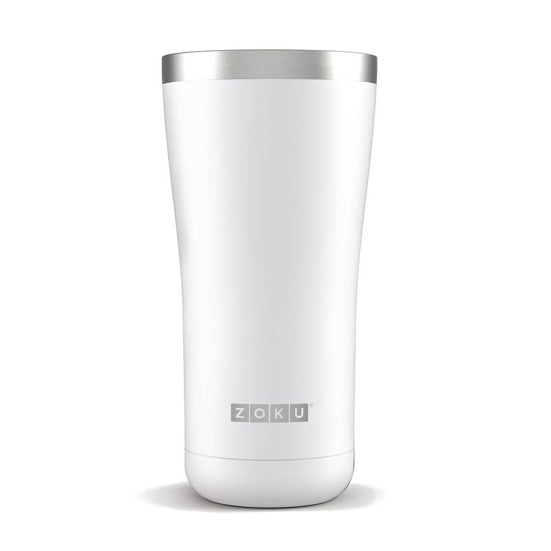 Foto van Zoku drinkbeker hydration 3-in-1 591 ml rvs wit