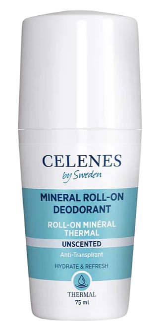 Foto van Celenes by sweden thermal geurloze minerale roll-on deodorant