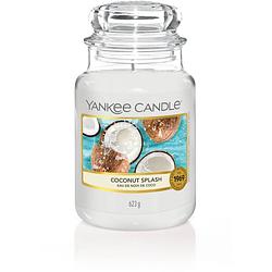 Foto van Yankee candle - coconut splash geurkaars - large jar - tot 150 branduren