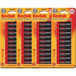 Foto van Kodak aa batterijen extra heavy - penlite - 40 stuks