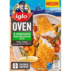 Foto van Iglo oven 2 visfilets mediterraanse stijl 225g bij jumbo