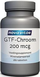Foto van Nova vitae gtf chromium tabletten 180st
