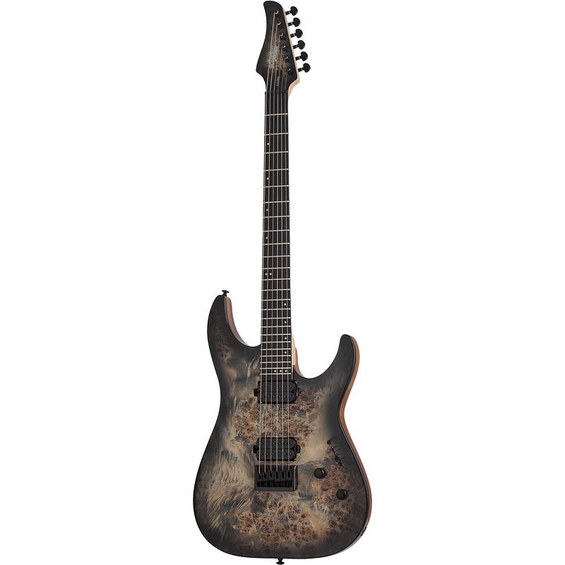 Foto van Schecter c-6 pro charcoal burst elektrische gitaar