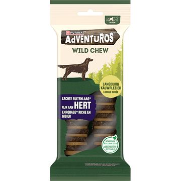 Foto van Adventuros wild chew rijk aan hert medium 200g bij jumbo