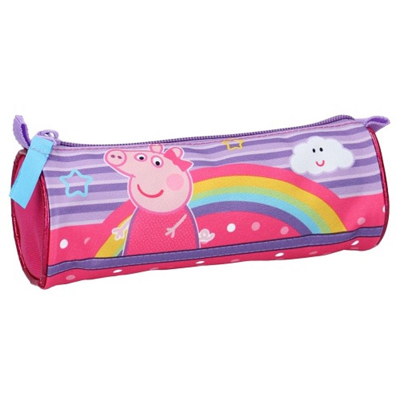 Foto van Nickelodeon etui peppa pig 20 x 7 cm polyester roze/paars