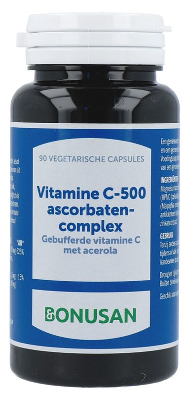 Foto van Bonusan vitamine c-500 ascorbatencomplex capsules