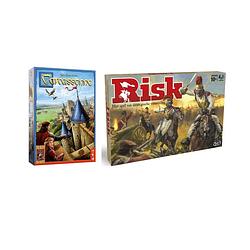 Foto van Spellenbundel - bordspel - 2 stuks - carcassonne & hasbro risk