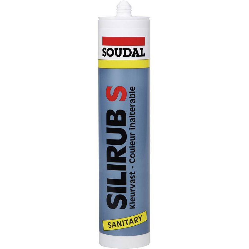 Foto van Soudal silirub s siliconenkit kleur (specifiek): grijs 310 stuk(s)