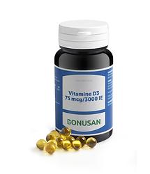 Foto van Bonusan vitamine d3 75mcg 3000ie capsules 120st