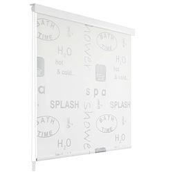 Foto van Vidaxl rolgordijn voor douche 140x240 cm splash