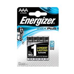 Foto van Energizer batterijen max plus aaa 4 stuks
