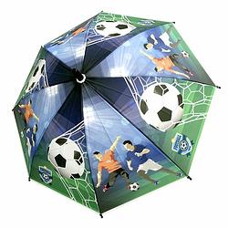 Foto van Paraplu jongens voetbal 46 cm automatic fiberglas frame