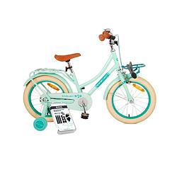 Foto van Volare kinderfiets excellent - 16 inch - groen - inclusief ways bandenplakset