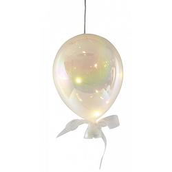 Foto van Peha kerstboomhanger ballon led 13 x 20 cm glas transparant