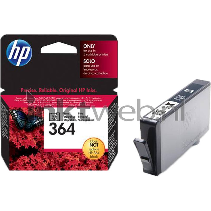 Foto van Hp 364 foto zwart cartridge